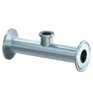 <center> DT-4.1.2-9 (DT-20) <br> ASME BPE SF4 Té réduit court CCC
