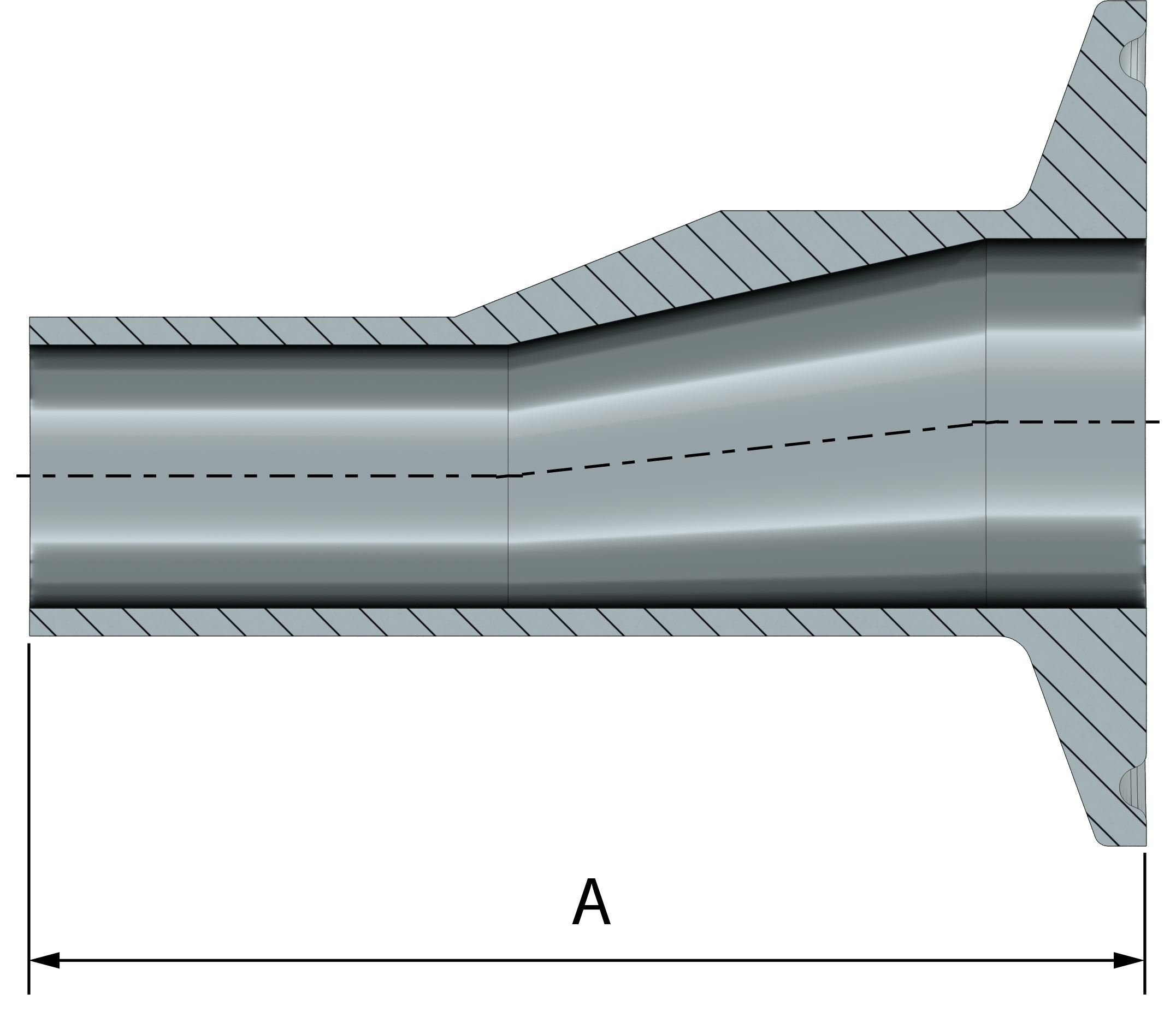 <center> 4.1.3-2 (DT-26) ASME BPE SF1 <br> Réduction excentrique TC/BW – Image 3
