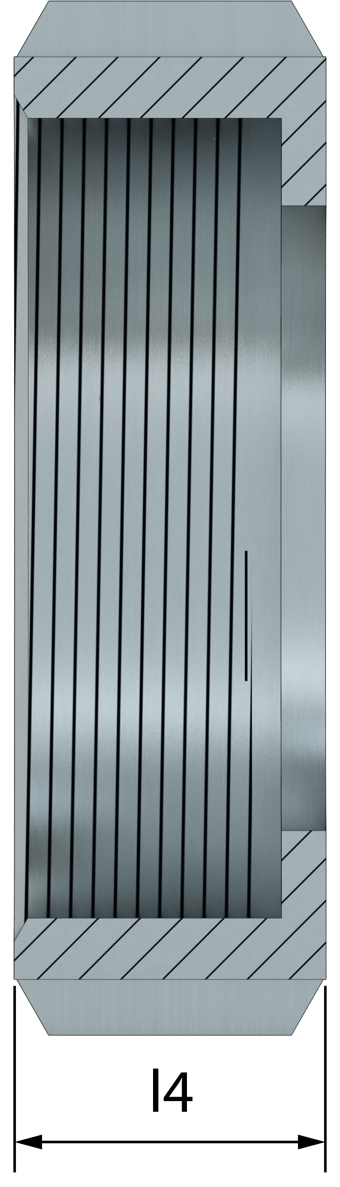 <center> Bride DIN11864-1 - ECROU – Image 3