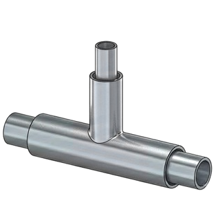 <center>Té COAX <br> TCC® 0.80 µm, 316L