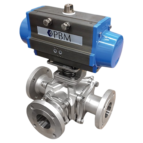 <center> Vannes à boisseau multiport <br> sanitaire 3, 4 et 5 voies IMI PBM – Image 3