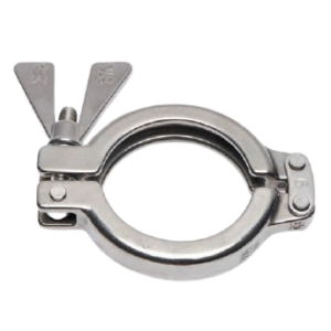 Collier clamp modèle SH 316L articulé pour assemblage de tuyauterie
