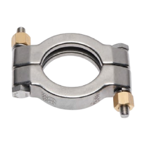 Collier clamp SSH haute pression avec fermeture double écrous en laiton