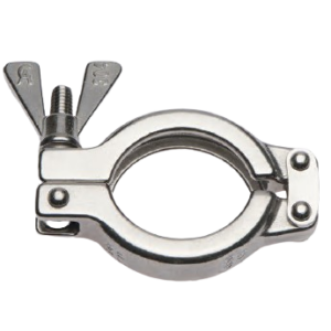 Collier clamp securit type SAF écrou papillon en 316L